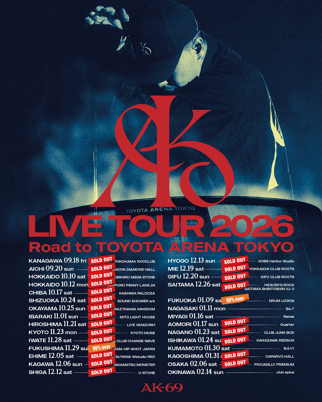 Road to TOYOTA ARENA TOKYO | AK-69 Official Site ／ Official