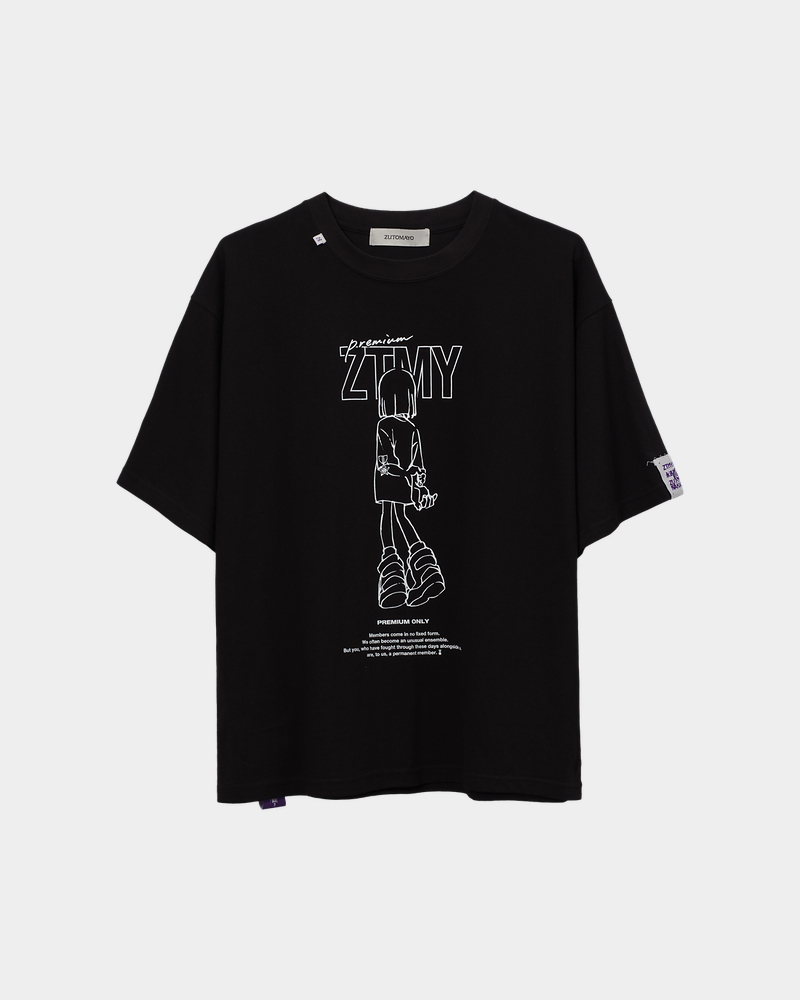 会員5周年限定 ZTMY NIRA Tee(PREMIUM Black)