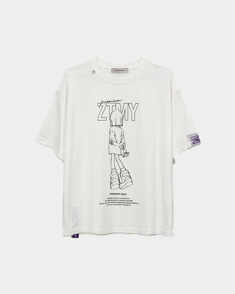 会員5周年限定 ZTMY NIRA Tee(PREMIUM White)
