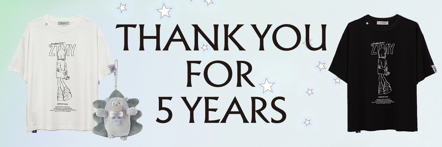 THANK YOU FOR 5 YEARS