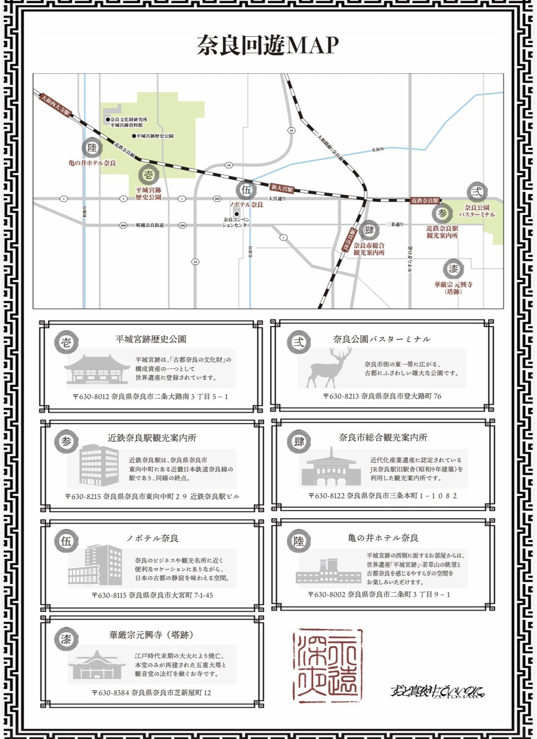奈良回遊MAP