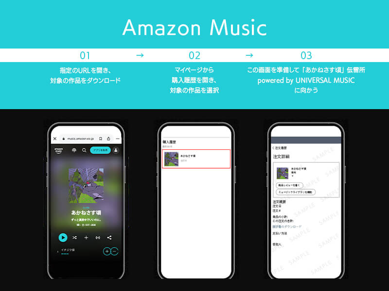 Amazon Musicでの参加手順