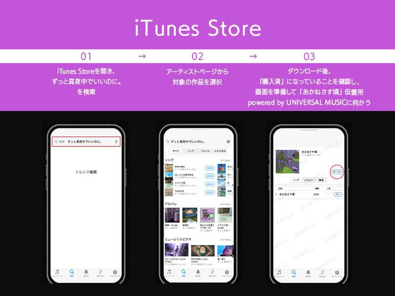 iTunes Storeでの参加手順