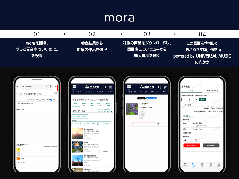 moraでの参加手順